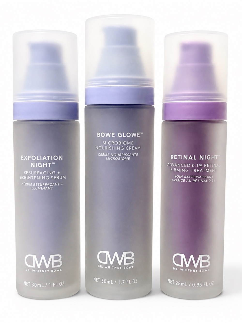 Dr. Whitney Bowe Beauty Skin Cycling 3-Piece Skincare Set NEW $273 Value